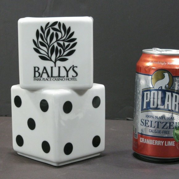 Collectible Vintage Bally’s Casino Hotel Dice Vase